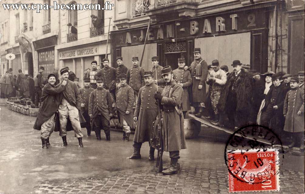 BESANÇON - Grande Rue - Inondations de 1910
